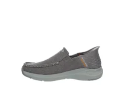 Skechers Mens Slip-ins Parson Slip On Sneaker - Grey -Best Shoes Specialty Store US 01 502403 03