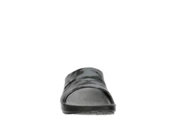 Oofos Mens Ooahh Sport Slide Sandals - Black -Best Shoes Specialty Store US 01 502411 02
