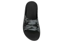 Oofos Mens Ooahh Sport Slide Sandals - Black -Best Shoes Specialty Store US 01 502411 05