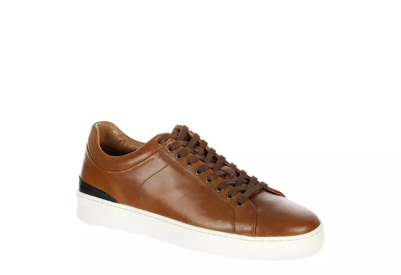 Franco Fortini Mens Devon Lace Up Sneaker - Cognac 1 Franco Fortini Mens Devon Lace Up Sneaker - Cognac