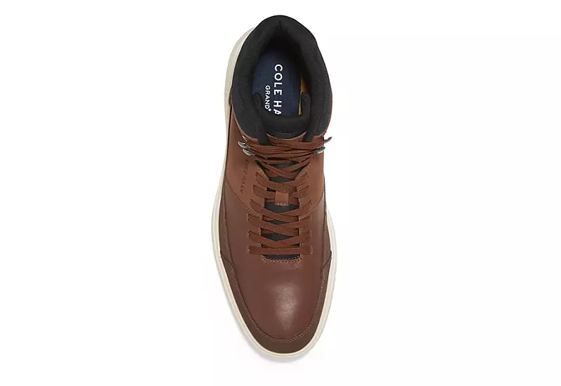 Cole Haan Mens Grand Hiker Waterproof Lace-up Boot - Tan 3 Cole Haan Mens Grand Hiker Waterproof Lace-up Boot - Tan - Image 3