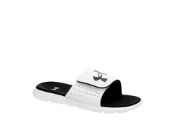 Under Armour Mens Ignite Pro Slide Sandal - White