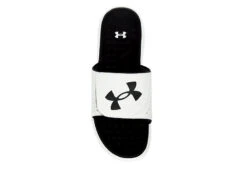 Under Armour Mens Ignite Pro Slide Sandal - White -Best Shoes Specialty Store US 01 502425 05