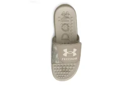 Under Armour Mens Ignite Pro Slide Sandal - Khaki -Best Shoes Specialty Store US 01 502426 03