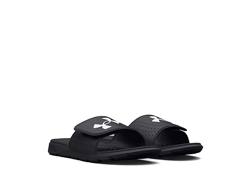 Under Armour Mens Ignite Pro Slide Sandal - Black 1 Under Armour Mens Ignite Pro Slide Sandal - Black