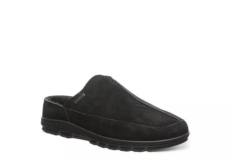 Bearpaw Mens Bruce Slipper - Black 1 Bearpaw Mens Bruce Slipper - Black