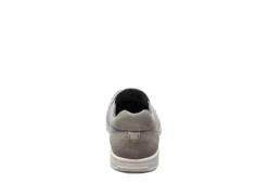 Florsheim Mens Lakeside Canvas Moc Toe Slip On Oxford - Grey -Best Shoes Specialty Store US 01 502785 04