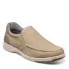 Florsheim Mens Lakeside Canvas Moc Toe Slip On Oxford - Sand