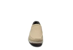 Florsheim Mens Lakeside Canvas Moc Toe Slip On Oxford - Sand -Best Shoes Specialty Store US 01 502786 02
