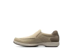 Florsheim Mens Lakeside Canvas Moc Toe Slip On Oxford - Sand -Best Shoes Specialty Store US 01 502786 03
