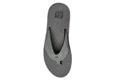 Reef Mens Fanning Flip Flop Sandal - Grey -Best Shoes Specialty Store US 01 502817 02