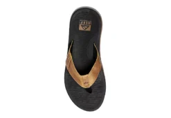 Reef Mens Santa Ana Flip Flop Sandal - Black -Best Shoes Specialty Store US 01 502836 02