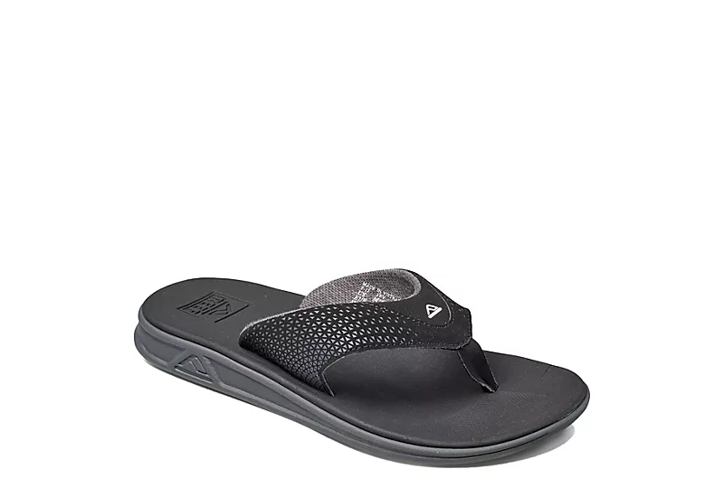Reef Mens Rover Flip Flop Sandal - Black 1 Reef Mens Rover Flip Flop Sandal - Black