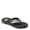 Reef Mens Anchor Flip Flop Sandal - Grey