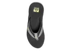 Reef Mens Anchor Flip Flop Sandal - Grey -Best Shoes Specialty Store US 01 502840 02