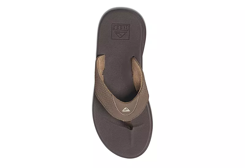 Reef Mens Rover Flip Flop Sandal - Brown 3 Reef Mens Rover Flip Flop Sandal - Brown - Image 3