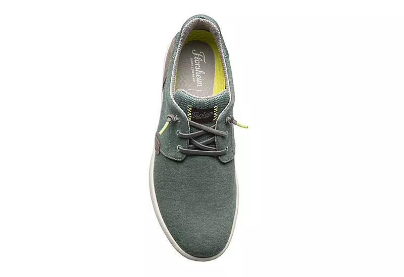 Florsheim Mens Crossover Canvas Plain Toe Slip On Sneaker - Green 6 Florsheim Mens Crossover Canvas Plain Toe Slip On Sneaker - Green - Image 6
