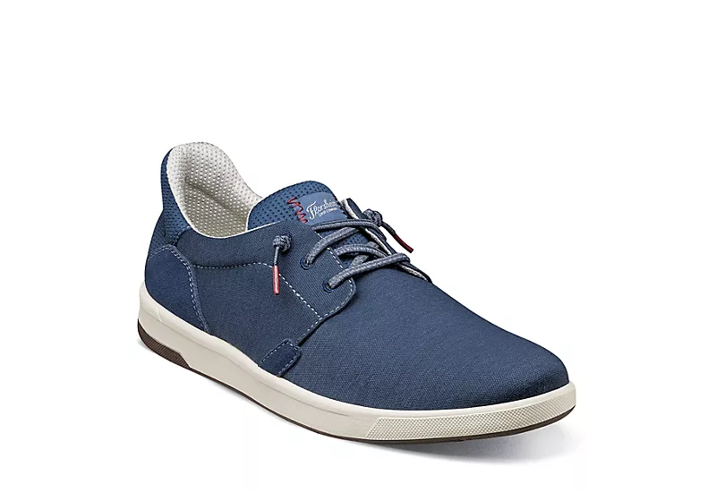Florsheim Mens Crossover Canvas Plain Toe Slip On Sneaker - Navy 1 Florsheim Mens Crossover Canvas Plain Toe Slip On Sneaker - Navy