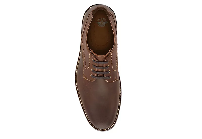 Dockers Mens Parkway Oxfords - Dark Brown 5 Dockers Mens Parkway Oxfords - Dark Brown - Image 5