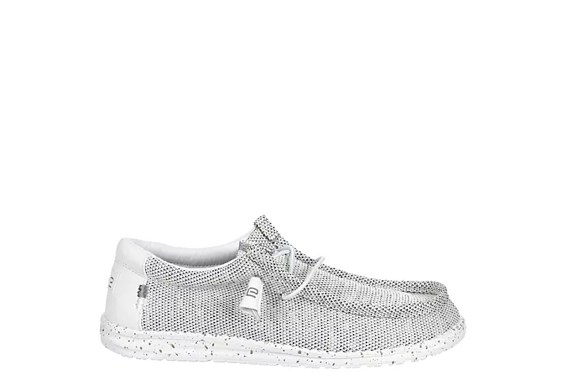 Heydude Mens Wally Slip On Sneaker - White 2 Heydude Mens Wally Slip On Sneaker - White - Image 2