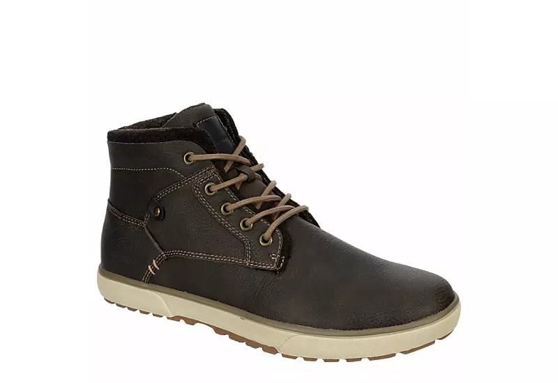 Day Five Mens Edge Mid Sneaker - Brown 1 Day Five Mens Edge Mid Sneaker - Brown