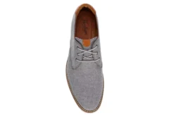 Florsheim Mens Highland Canvas Plain Toe Oxford - Grey -Best Shoes Specialty Store US 01 521078 05