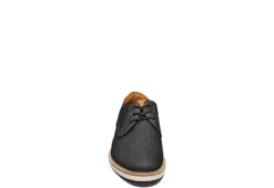 Florsheim Mens Highland Canvas Plain Toe Oxford - Black -Best Shoes Specialty Store US 01 521128 02