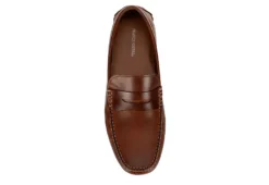 Franco Fortini Mens Daven Penny Loafer Oxford - Cognac -Best Shoes Specialty Store US 01 524048 05