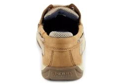 Sperry Boys Lanyard Boat Shoe - Tan -Best Shoes Specialty Store US 01 530093 02