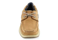 Sperry Boys Lanyard Boat Shoe - Tan -Best Shoes Specialty Store US 01 530093 04