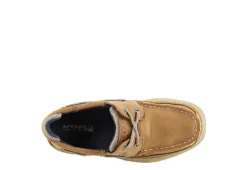 Sperry Boys Lanyard Boat Shoe - Tan -Best Shoes Specialty Store US 01 530093 05