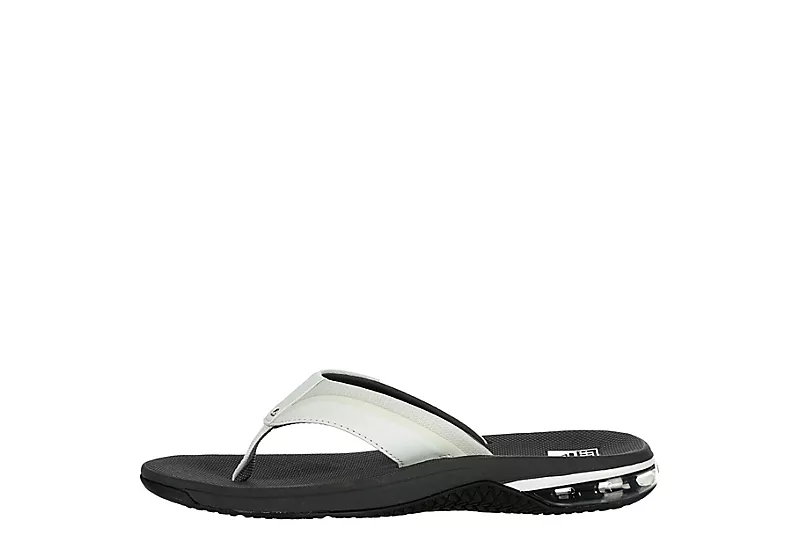 Reef Mens Anchor Flip Flop Sandal - White 4 Reef Mens Anchor Flip Flop Sandal - White - Image 4