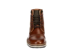 Franco Fortini Mens Blake Lace-up Boot - Cognac -Best Shoes Specialty Store US 01 561053 02