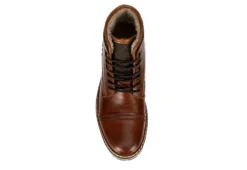 Franco Fortini Mens Blake Lace-up Boot - Cognac -Best Shoes Specialty Store US 01 561053 05