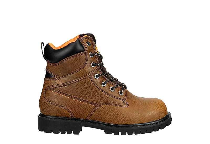 Work Master Mens Mt. Prospect Bl Work Boot - Brown 2 Work Master Mens Mt. Prospect Bl Work Boot - Brown - Image 2