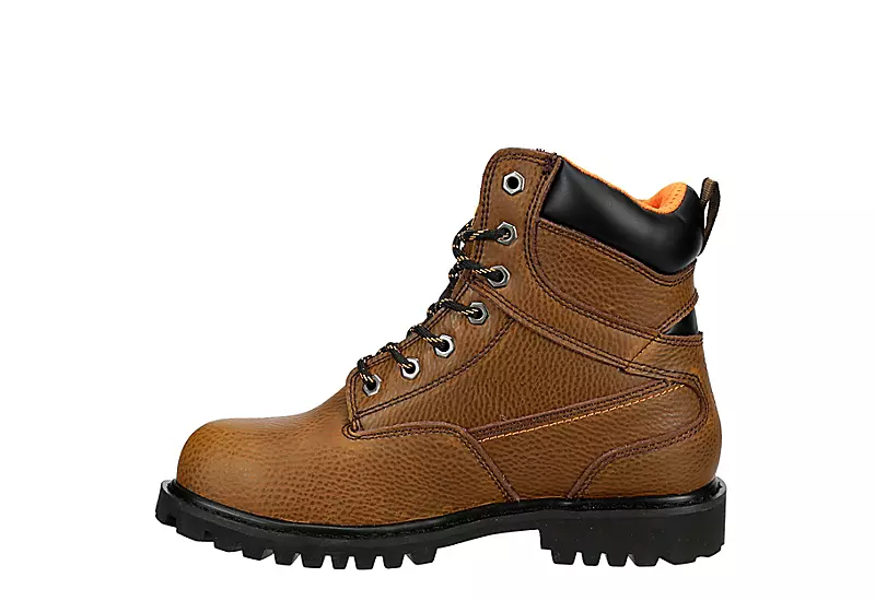 Work Master Mens Mt. Prospect Bl Work Boot - Brown 4 Work Master Mens Mt. Prospect Bl Work Boot - Brown - Image 4