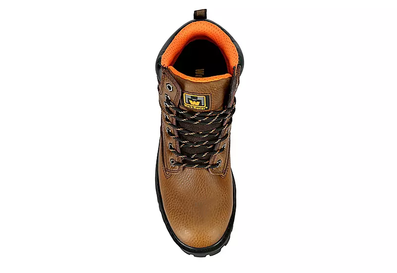 Work Master Mens Mt. Prospect Bl Work Boot - Brown 6 Work Master Mens Mt. Prospect Bl Work Boot - Brown - Image 6