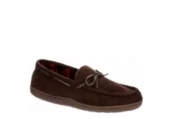 Restoration Mens Cabin Slipper - Dark Brown