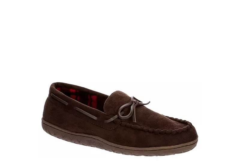 Restoration Mens Cabin Slipper - Dark Brown 1 Restoration Mens Cabin Slipper - Dark Brown
