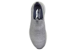 Skechers Mens Arch Fit Slip On - Grey -Best Shoes Specialty Store US 01 600472 03