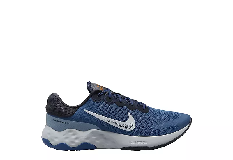 Nike Mens Renew Ride 3 Running Shoe - Blue 2 Nike Mens Renew Ride 3 Running Shoe - Blue - Image 2
