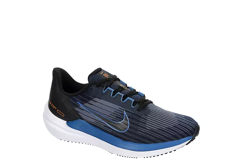 Nike Mens Air Winflo 9 Running Shoe - Navy 1 Nike Mens Air Winflo 9 Running Shoe - Navy