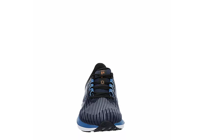 Nike Mens Air Winflo 9 Running Shoe - Navy 3 Nike Mens Air Winflo 9 Running Shoe - Navy - Image 3