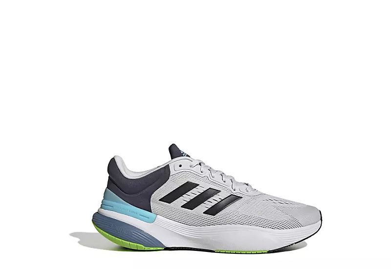 Adidas Mens Response Super 3.0 Running Shoe - Grey 2 Adidas Mens Response Super 3.0 Running Shoe - Grey - Image 2