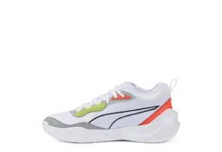 Puma Mens Playmaker Pro Basketball Shoe - White 9 Puma Mens Playmaker Pro Basketball Shoe - White -Best Shoes Specialty Store US 01 600900 02