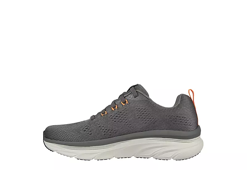 Skechers Mens Dlux Walker Commuter - Dark Grey 3 Skechers Mens Dlux Walker Commuter - Dark Grey - Image 3