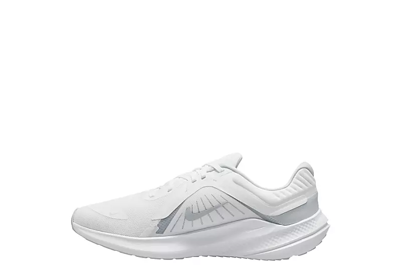 Nike Mens Quest 5 Running Shoe - White 3 Nike Mens Quest 5 Running Shoe - White - Image 3