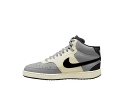 Nike Mens Court Vision Mid Sneaker - Grey -Best Shoes Specialty Store US 01 601011 02