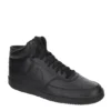 Nike Mens Court Vision Mid Sneaker - Black