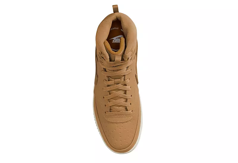Nike Mens Court Vision Mid Winter Sneaker Boot - Wheat 4 Nike Mens Court Vision Mid Winter Sneaker Boot - Wheat - Image 4